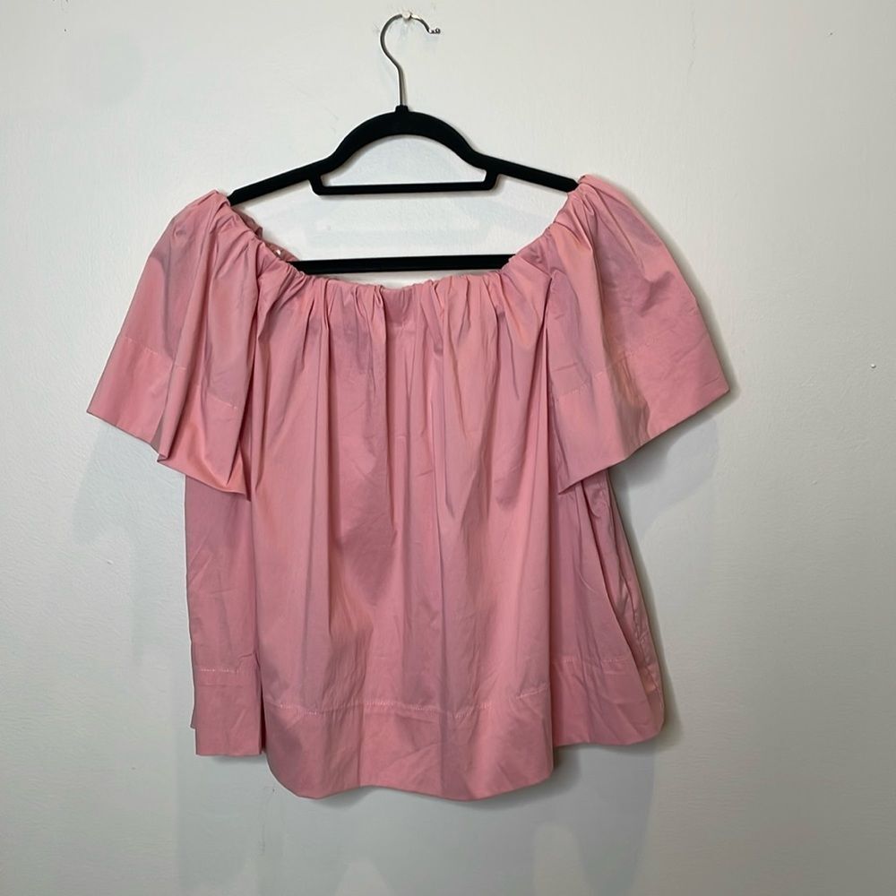 Cremieux Pink Off Shoulder Top Size Medium